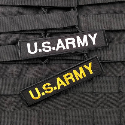 MAXSIN FUN 1 Piece US Army Flag Patch, Sew On Clothes, Armband, Backpack Sticker, DIY Accessories