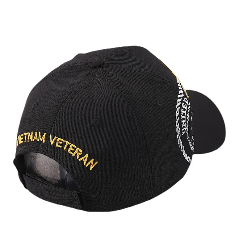 New Vietnam Veteran Baseball Cap Men Women Embroidery Outdoor Sports Hat Adjustable Souvenir