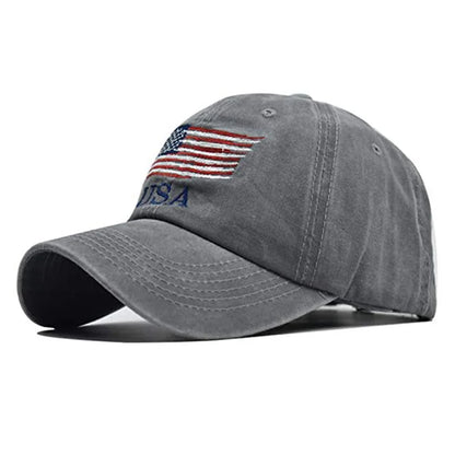 Fashion USA Flag Camouflage Baseball Cap For Men Women Snapback Hat Army American Flag Bone Trucker High Quality