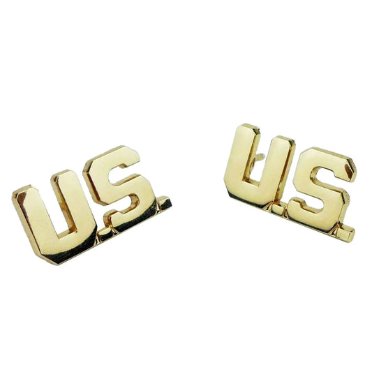 2pcs WW2 US Army Officer Medal Pins Insignia Brooch Badges DIY Clothing Decoration