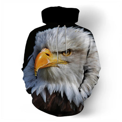 Newest USA Flag Hoodies Sweatshirt Men/Women Hooded 3D Print Eagle Autumn Winter Hoody Black Polluver Plus Size America Jacket