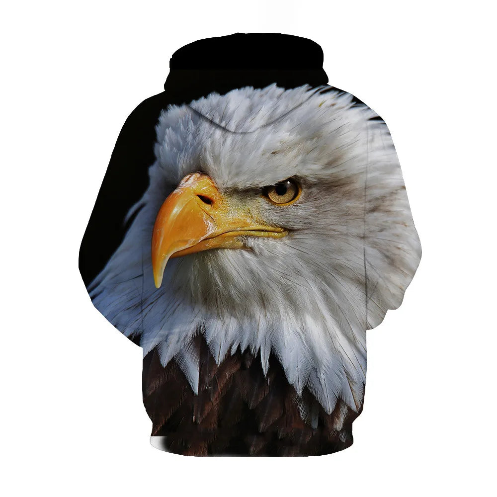 Newest USA Flag Hoodies Sweatshirt Men/Women Hooded 3D Print Eagle Autumn Winter Hoody Black Polluver Plus Size America Jacket