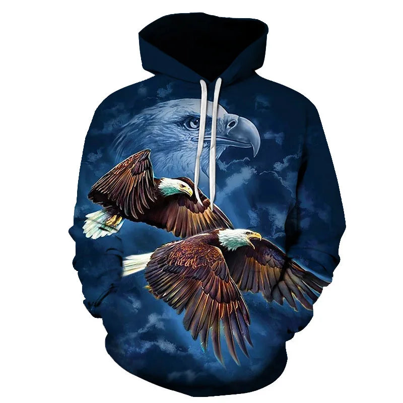 Newest USA Flag Hoodies Sweatshirt Men/Women Hooded 3D Print Eagle Autumn Winter Hoody Black Polluver Plus Size America Jacket