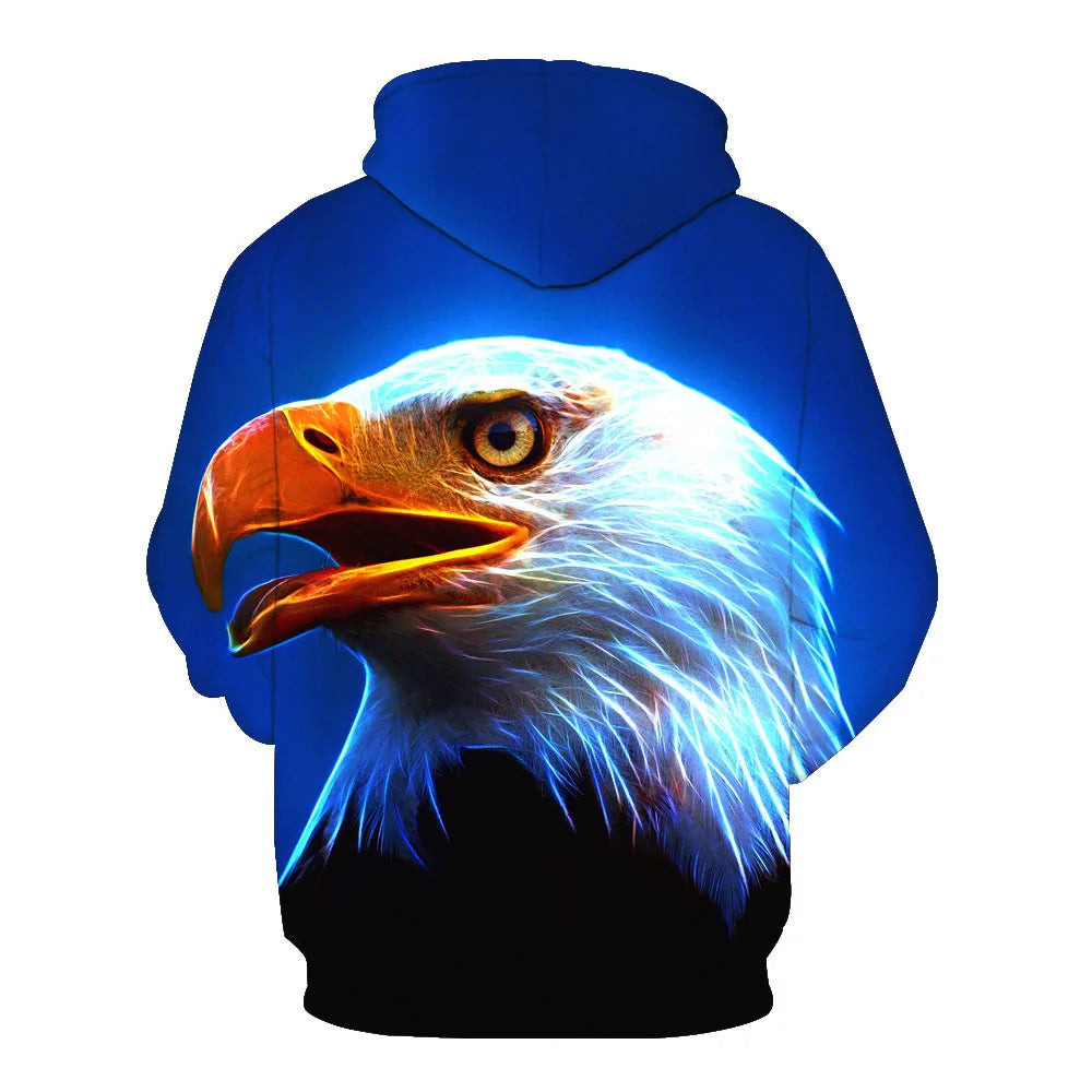 Newest USA Flag Hoodies Sweatshirt Men/Women Hooded 3D Print Eagle Autumn Winter Hoody Black Polluver Plus Size America Jacket